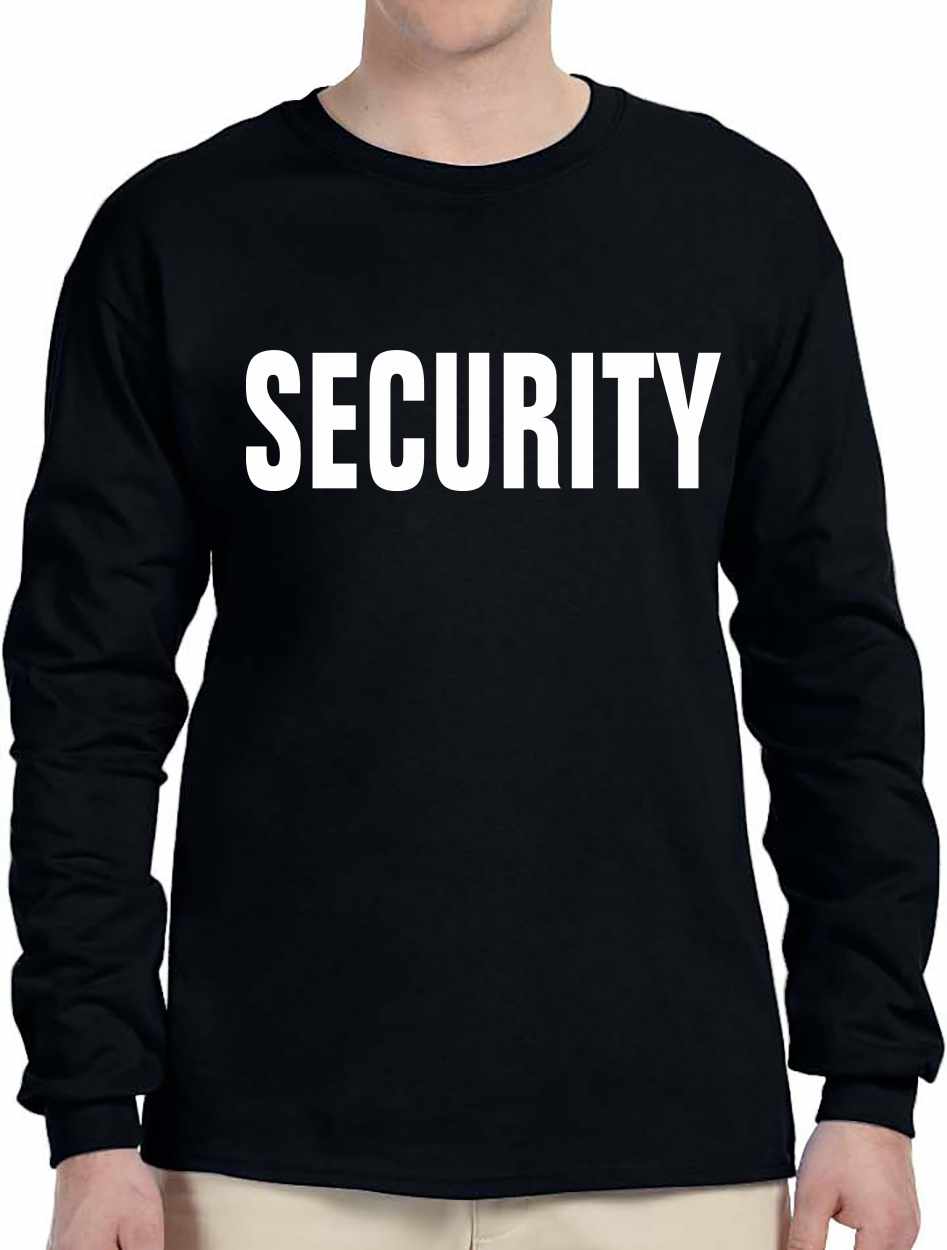 SECURITY on Long Sleeve Shirt