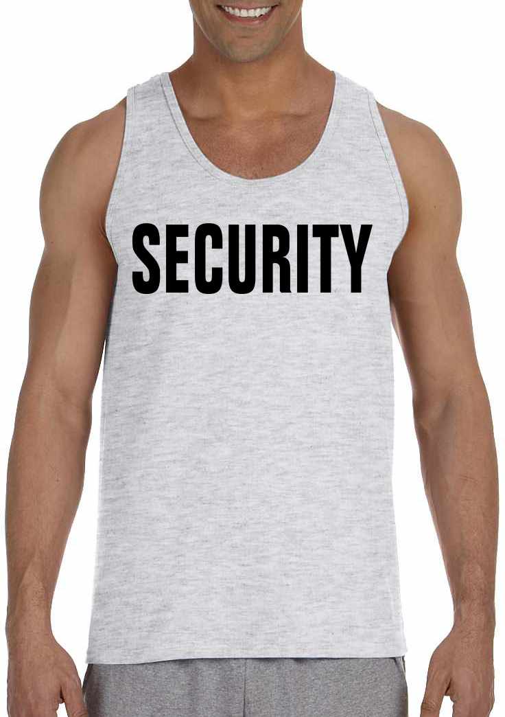 SECURITY on Mens Tank Top