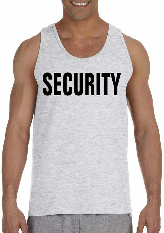 SECURITY on Mens Tank Top