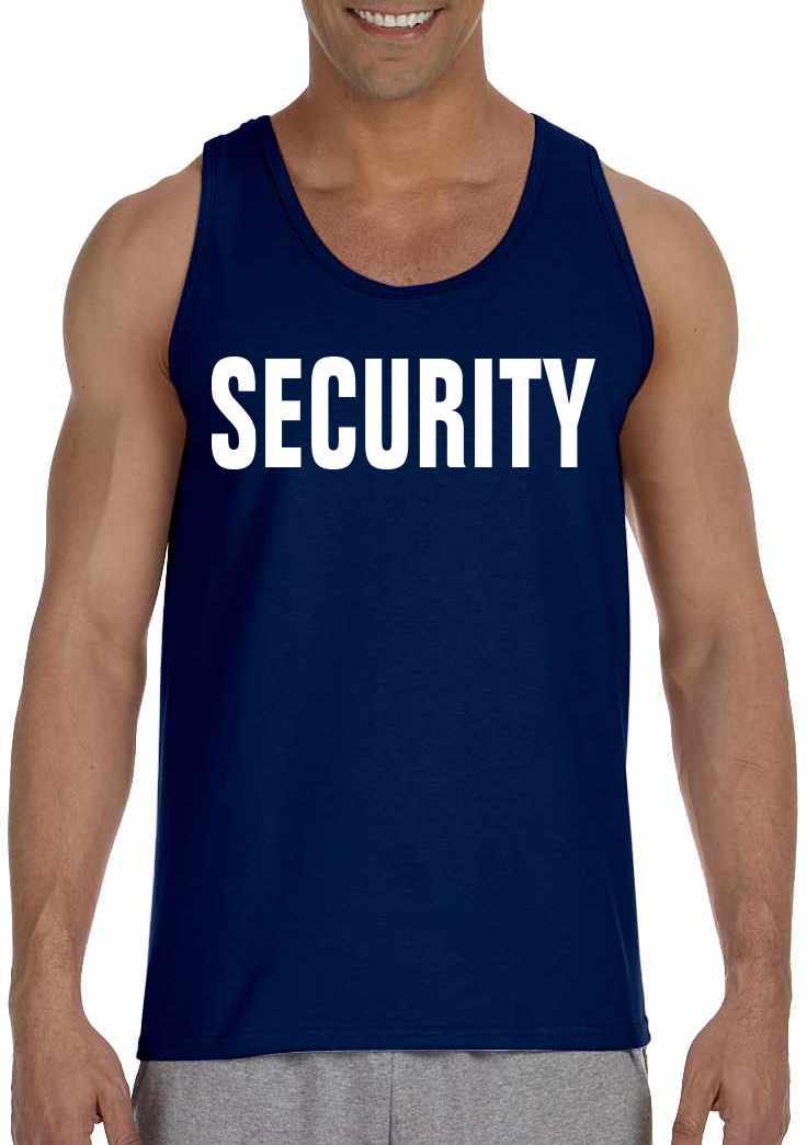 SECURITY on Mens Tank Top (#58-5)