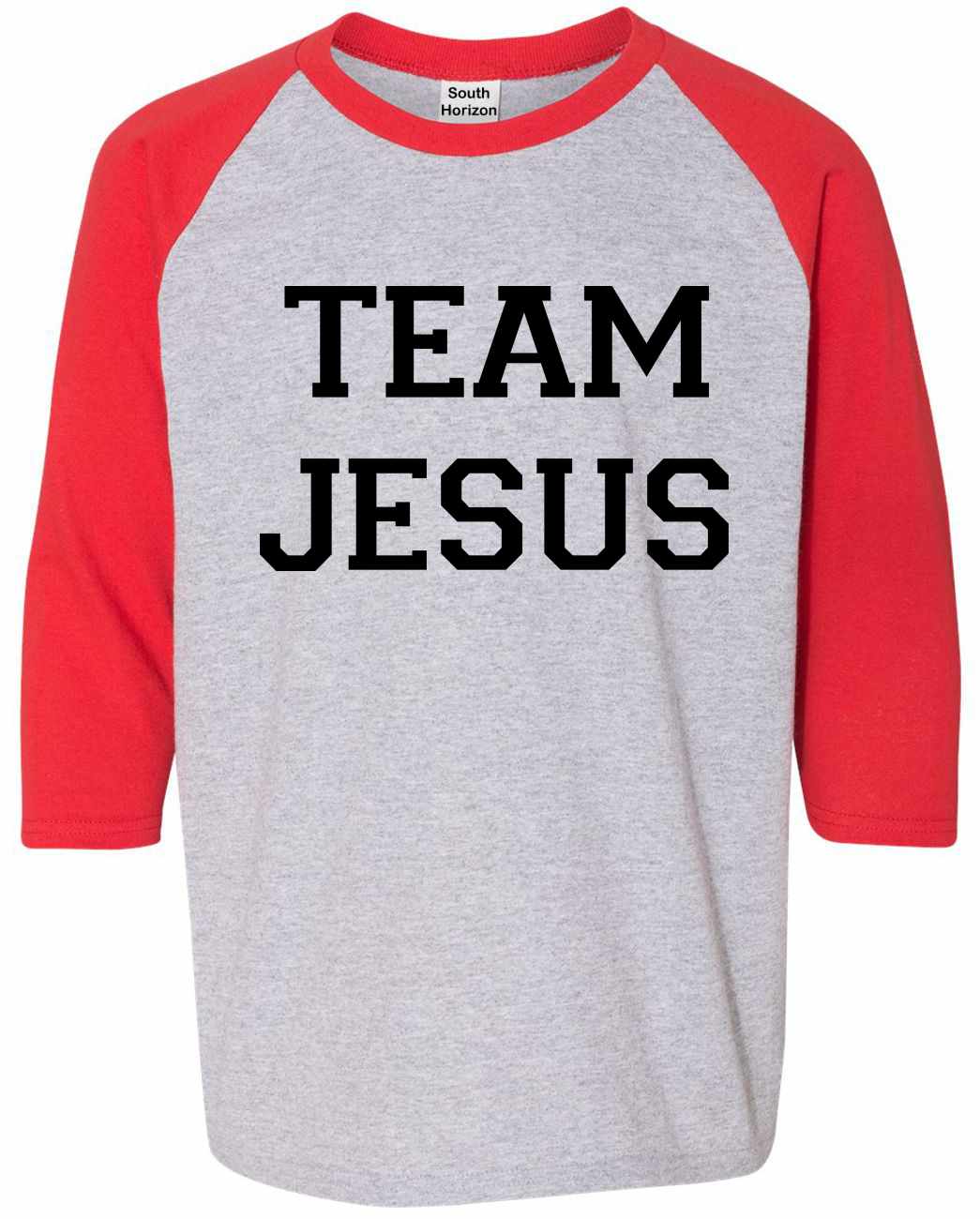 TEAM JESUS on Youth Baseball Shirt (#589-212)