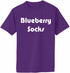 Blueberry Socks Adult T-Shirt (#611-1)