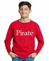 Pirate on Youth Long Sleeve Shirt