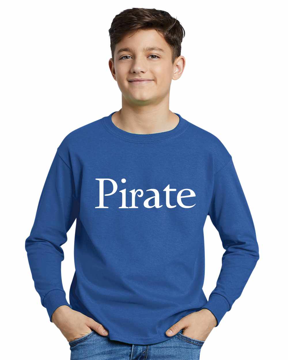 Pirate on Youth Long Sleeve Shirt (#620-203)