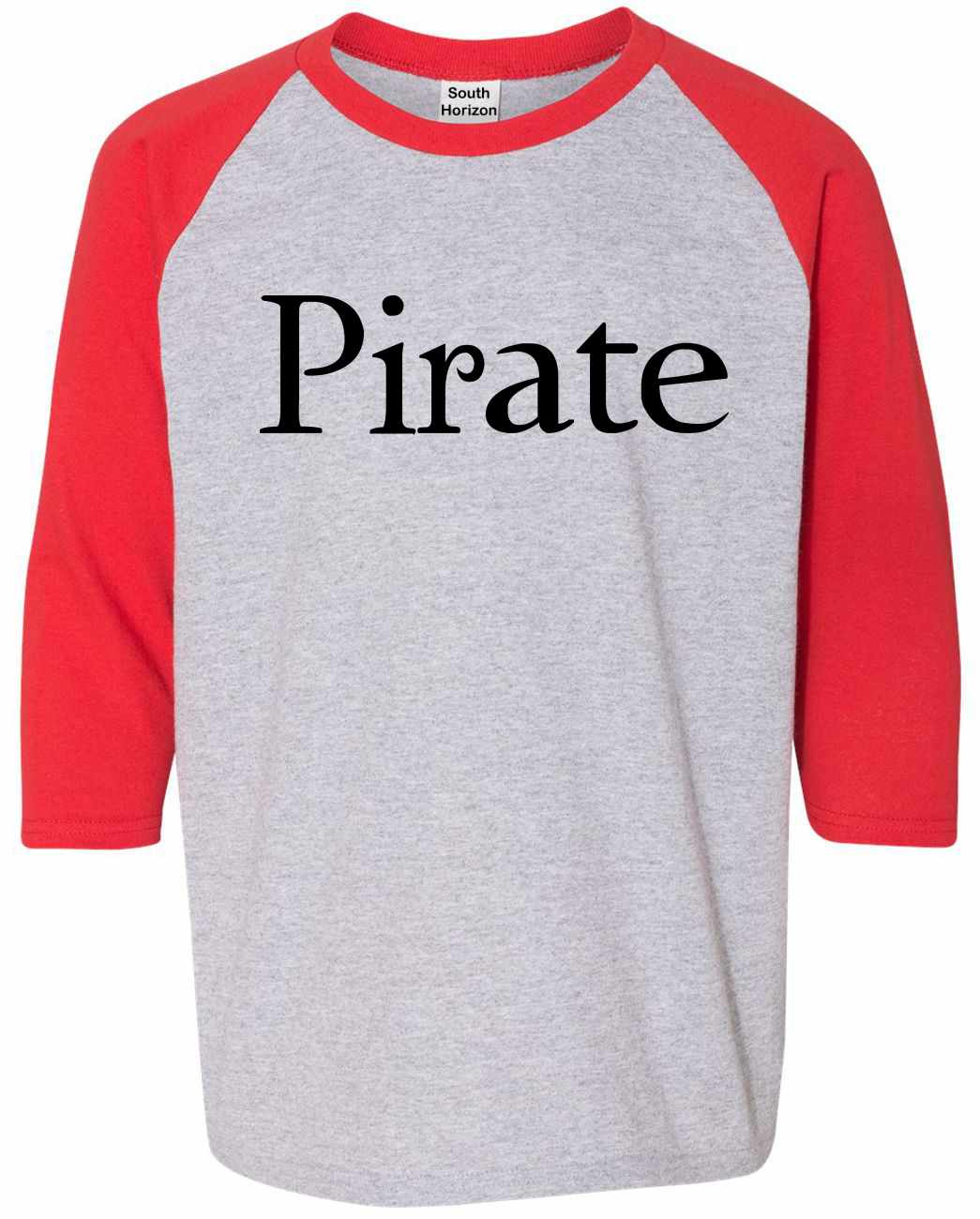 Pirate on Youth Baseball Shirt (#620-212)