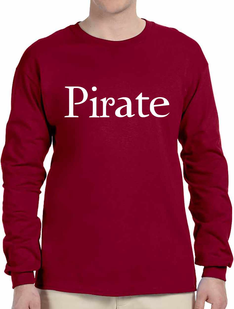 Pirate on Long Sleeve Shirt