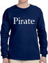 Pirate on Long Sleeve Shirt (#620-3)