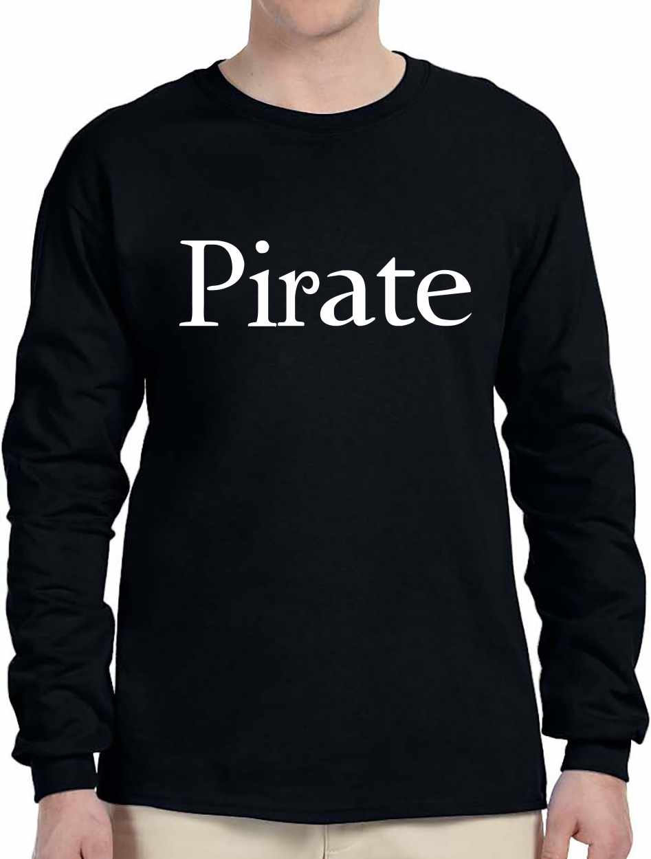 Pirate on Long Sleeve Shirt (#620-3)