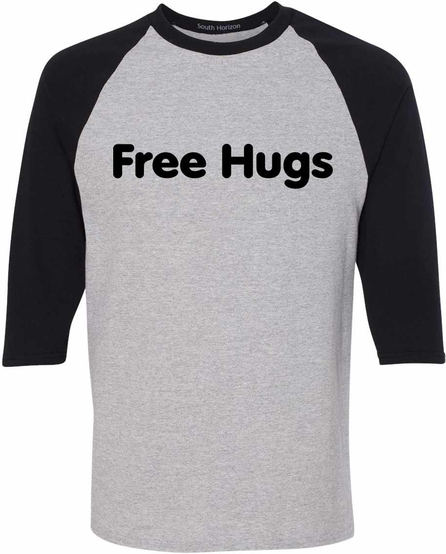 Free Hugs Adult Baseball  (#626-12)