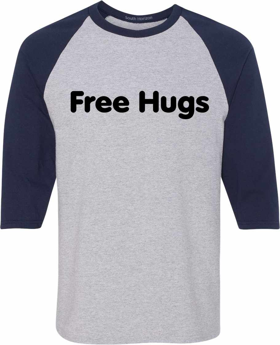 Free Hugs Adult Baseball  (#626-12)