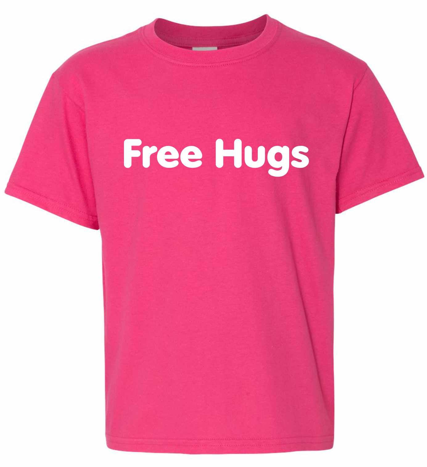 Free Hugs on Kids T-Shirt (#626-201)