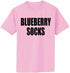 BLUEBERRY SOCKS Adult T-Shirt (#688-1)