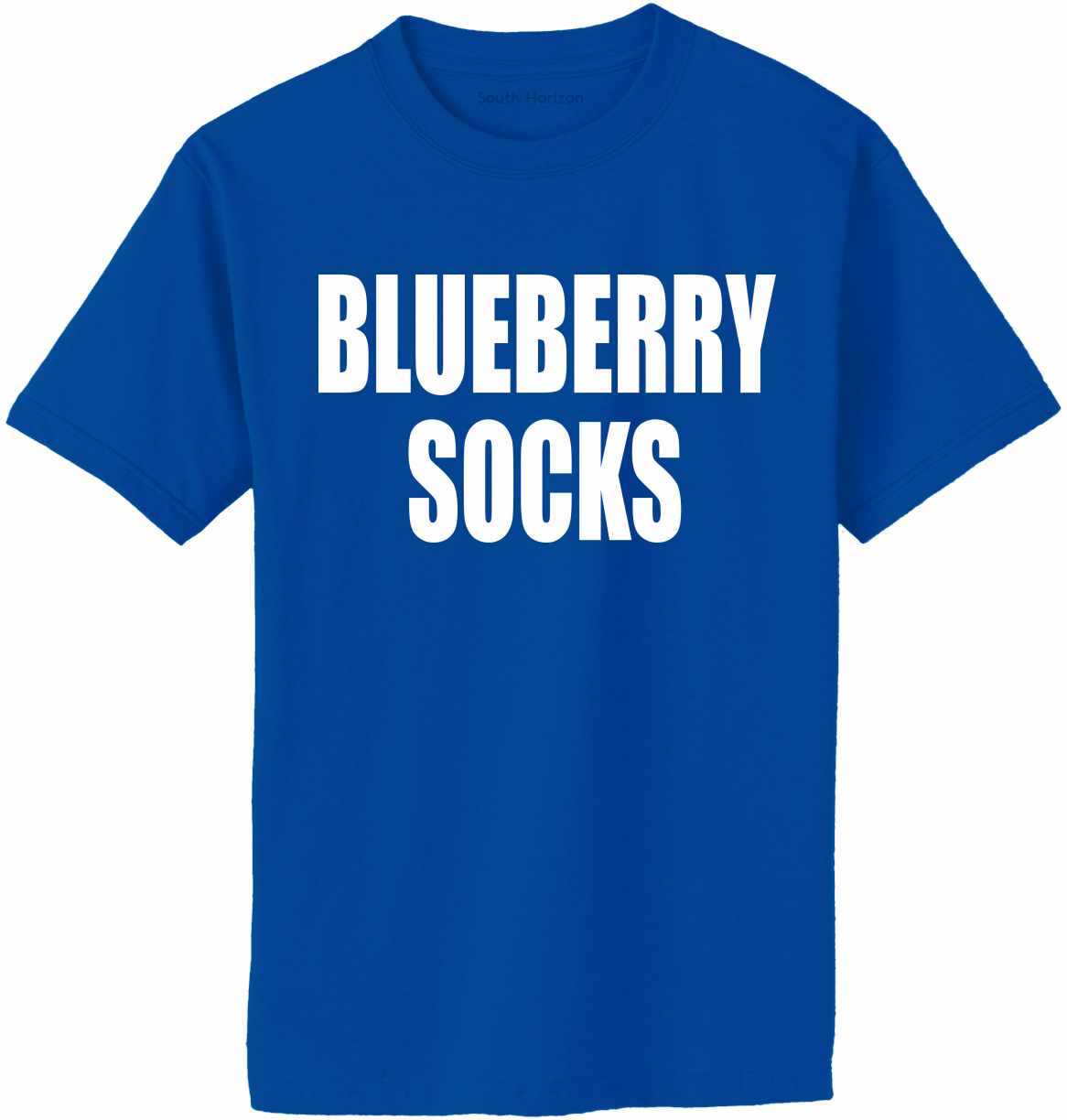 BLUEBERRY SOCKS Adult T-Shirt (#688-1)