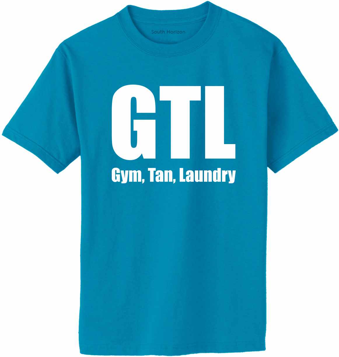 GTL Gym, Tan, Laundry Adult T-Shirt (#727-1)