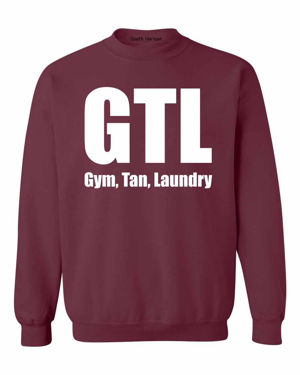 GTL Gym, Tan, Laundry on SweatShirt (#727-11)