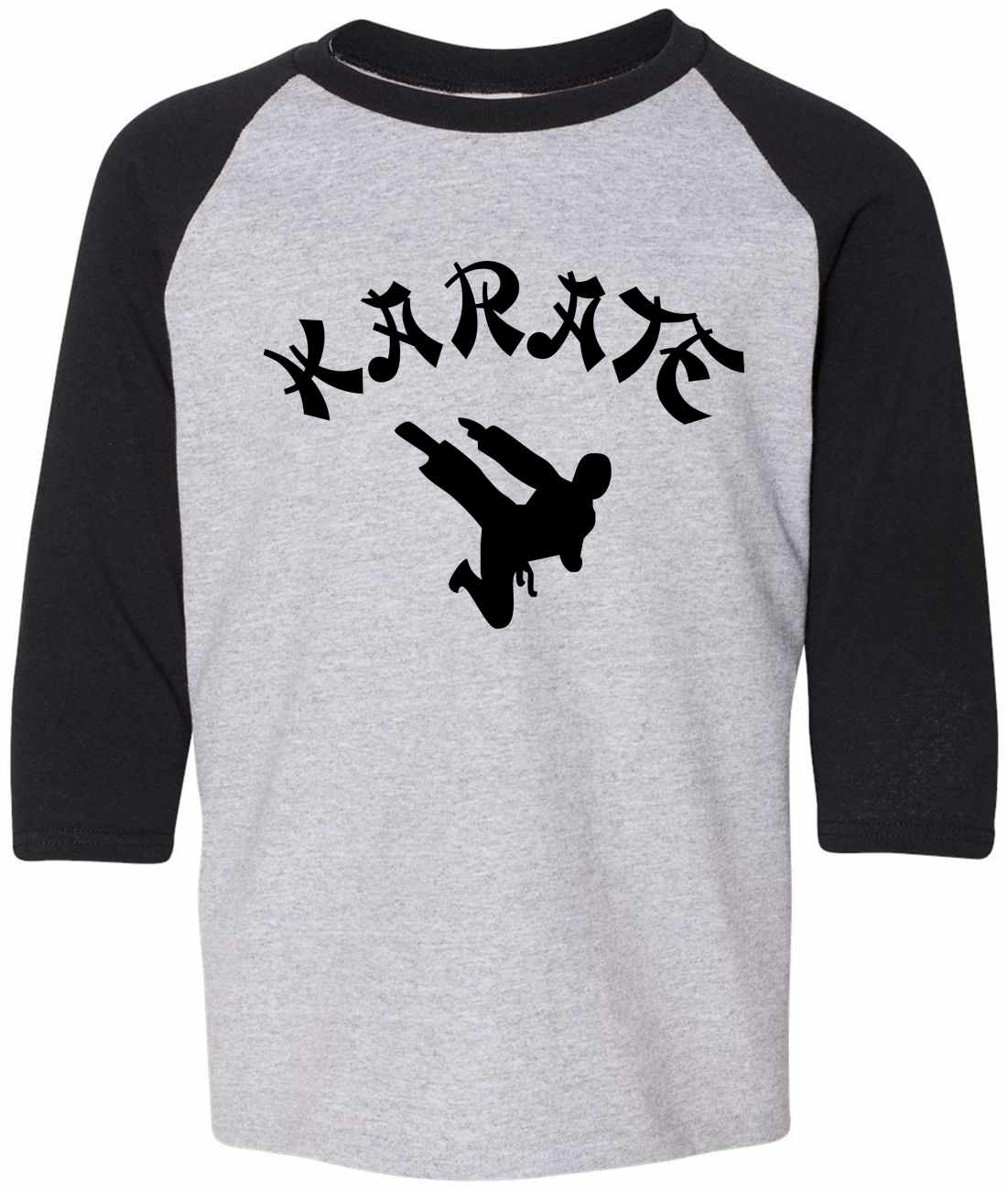 KARATE on Youth Baseball Shirt (#744-212)