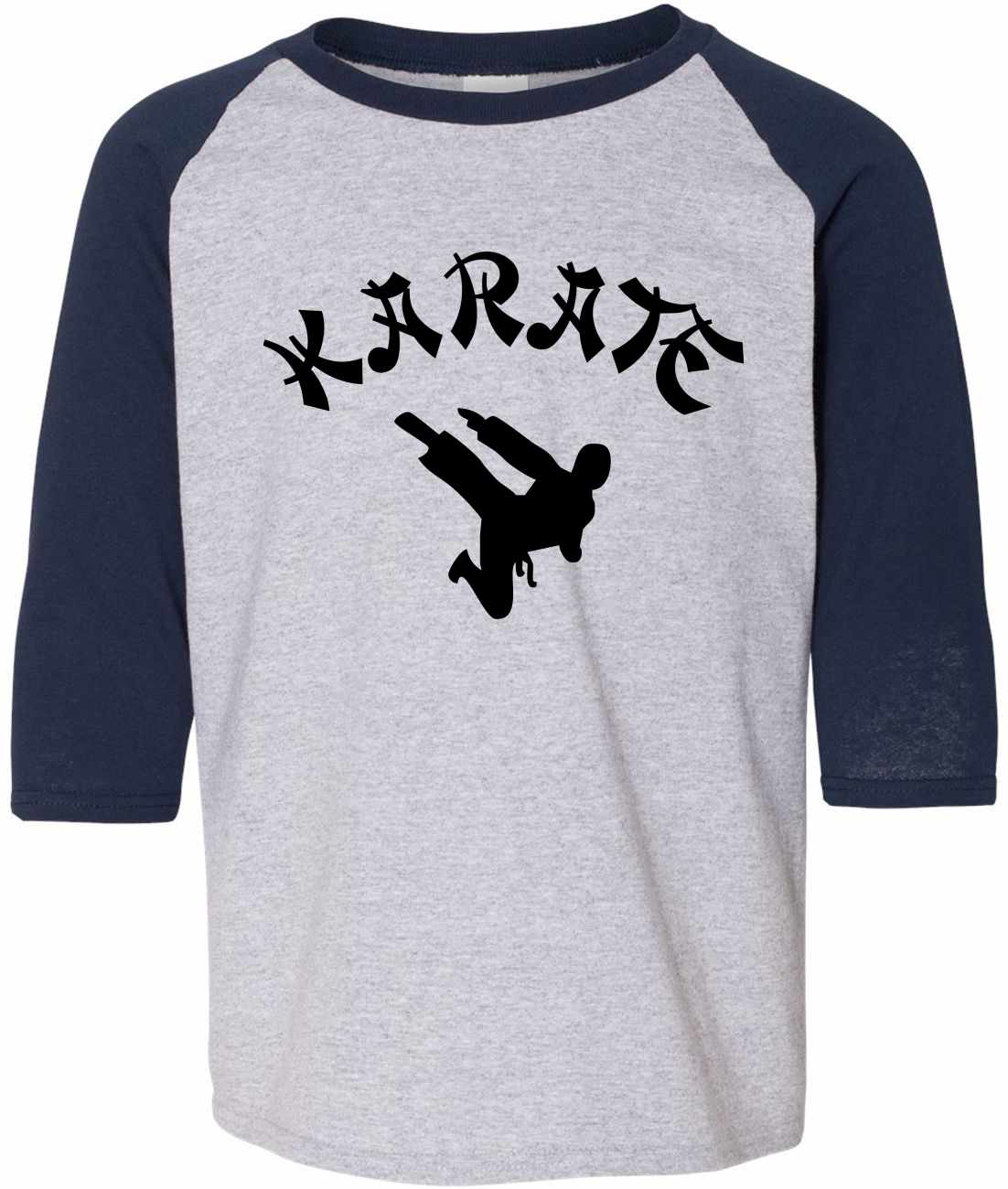 KARATE on Youth Baseball Shirt (#744-212)