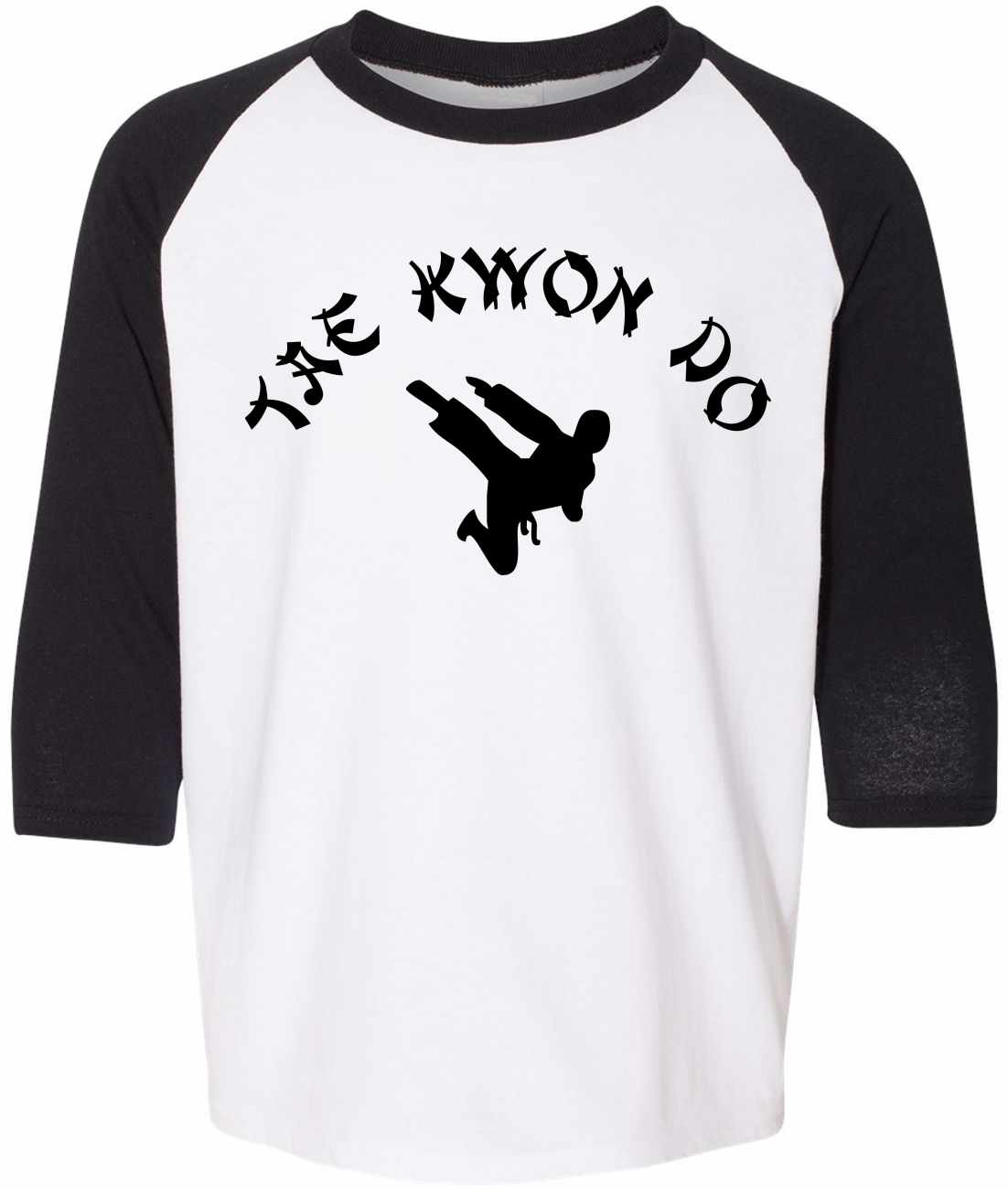 TAE KWON DO on Youth Baseball Shirt