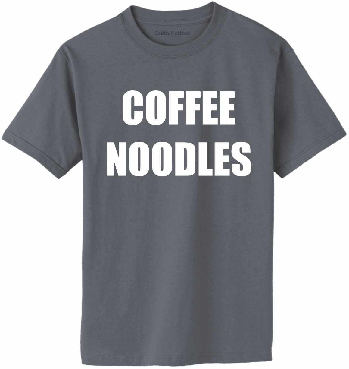 COFFEE NOODLES on Adult T-Shirt (#749-1)