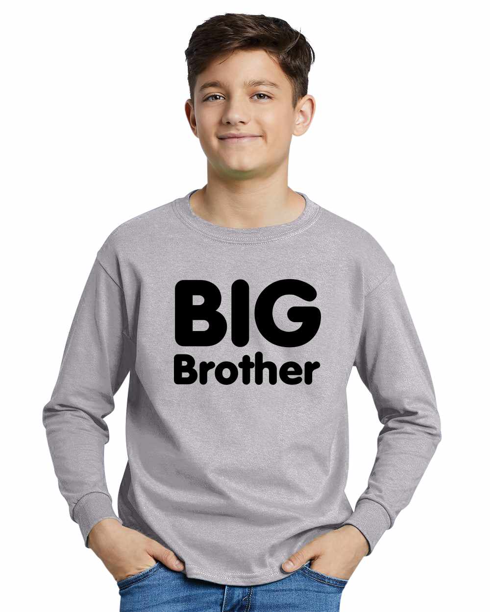 BIG BROTHER on Youth Long Sleeve Shirt (#809-203)