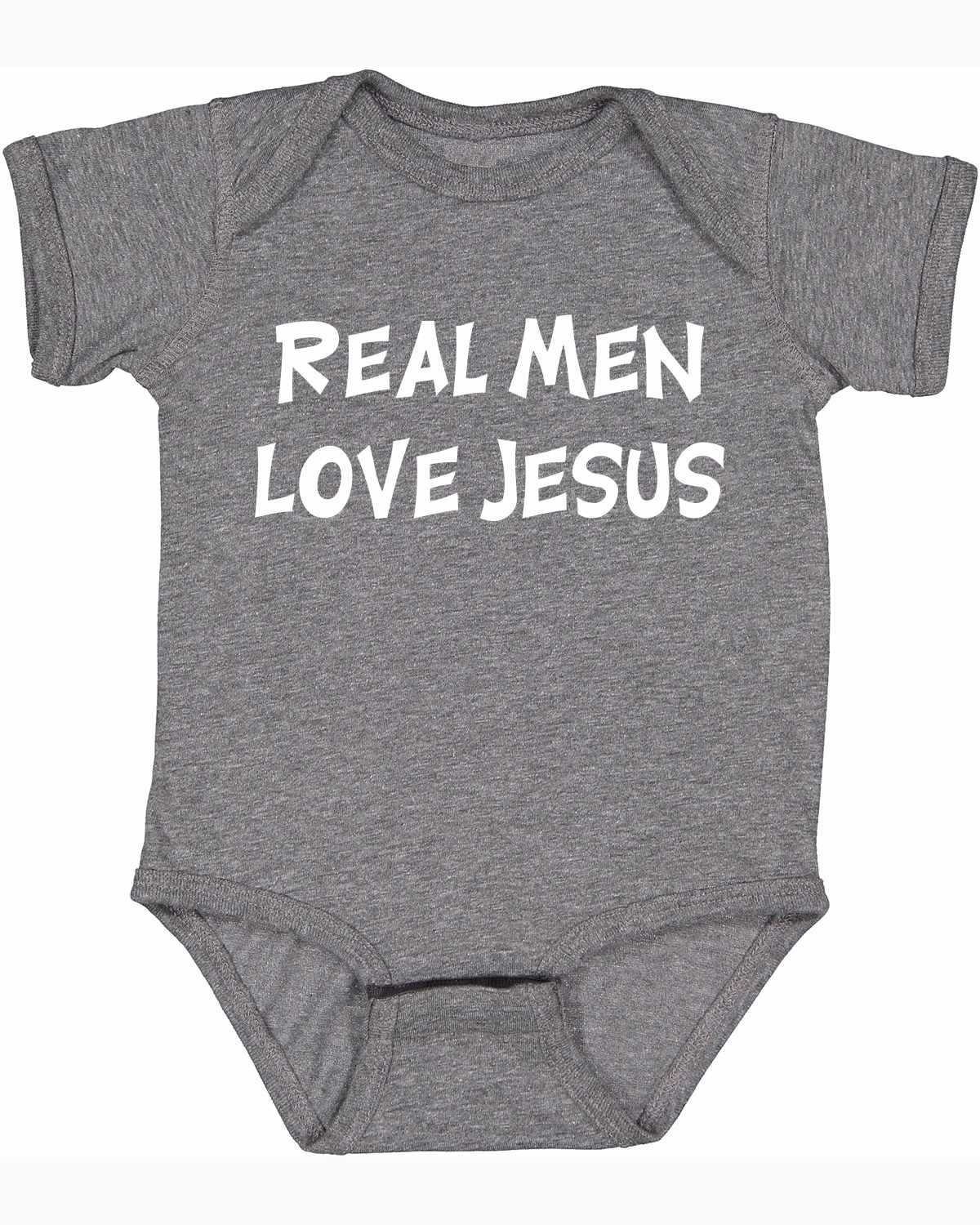 Real Men Love Jesus Infant BodySuit (#81-10)