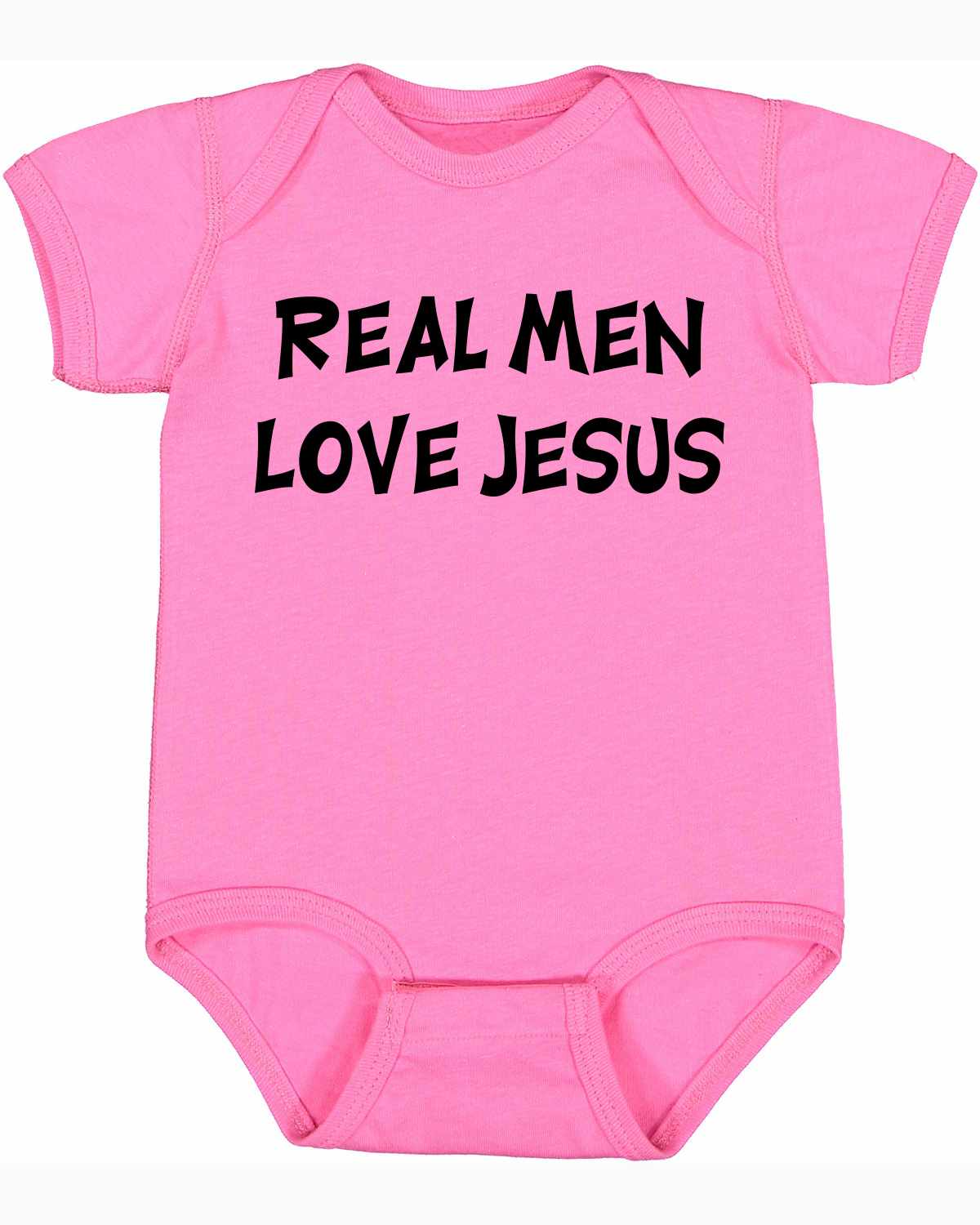 Real Men Love Jesus Infant BodySuit (#81-10)