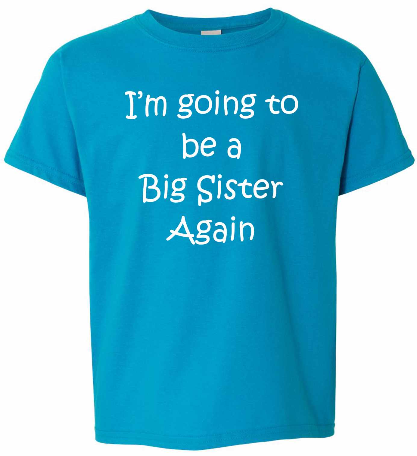 I'm Going to be a Big Sister Again on Kids T-Shirt (#814-201)