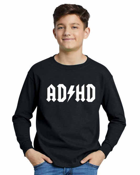 ADHD on Youth Long Sleeve Shirt