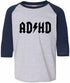 ADHD on Youth Baseball Shirt (#828-212)