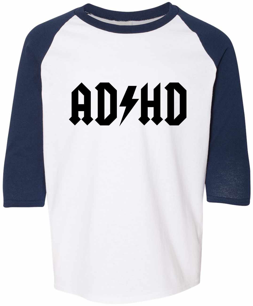 ADHD on Youth Baseball Shirt