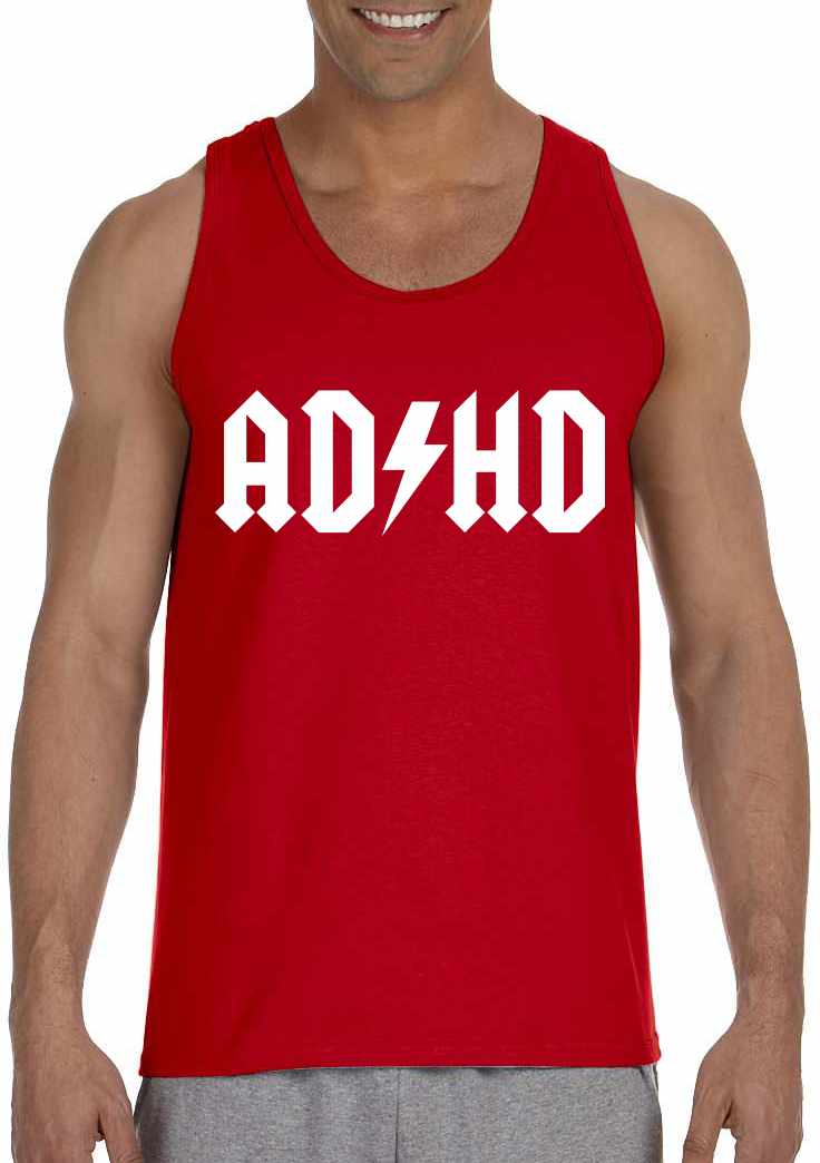 ADHD on Mens Tank Top