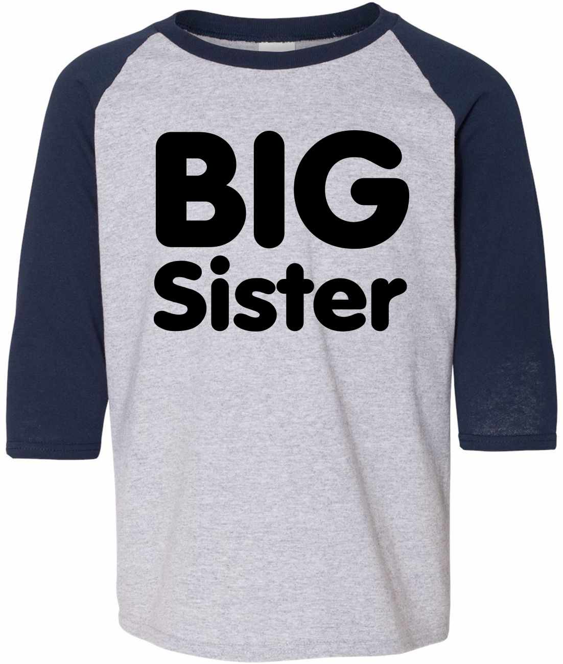 BIG SISTER on Youth Baseball Shirt (#853-212)
