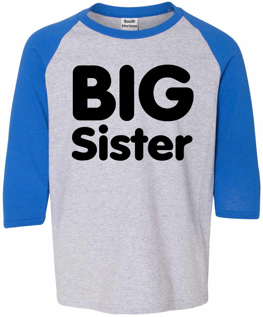 BIG SISTER on Youth Baseball Shirt (#853-212)