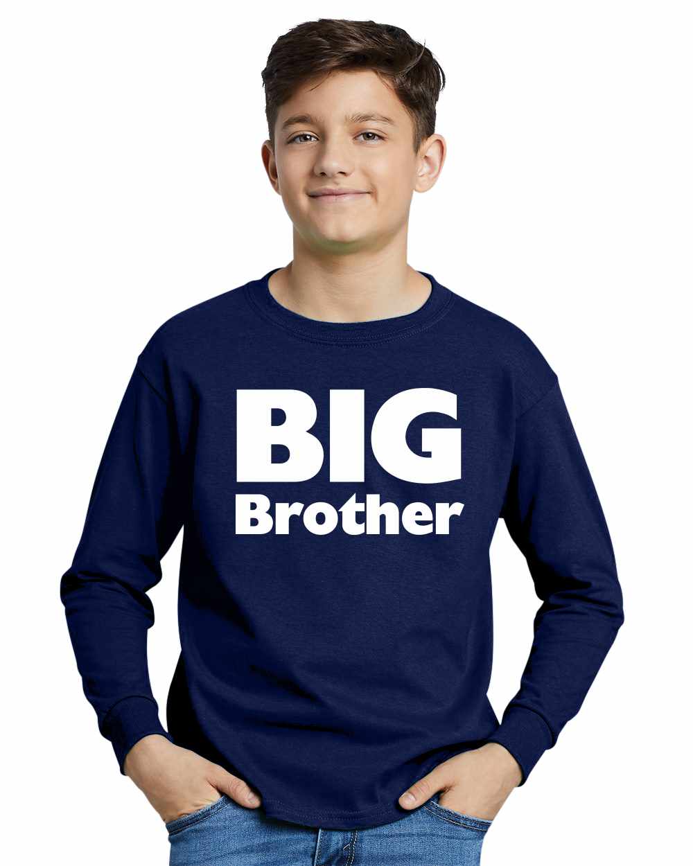 BIG BROTHER on Youth Long Sleeve Shirt (#861-203)