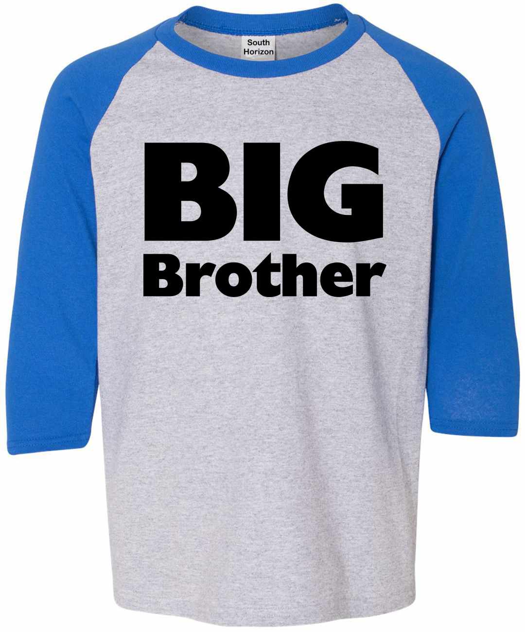 BIG BROTHER on Youth Baseball Shirt
