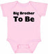 Big Brother To Be on Infant BodySuit (#863-10)