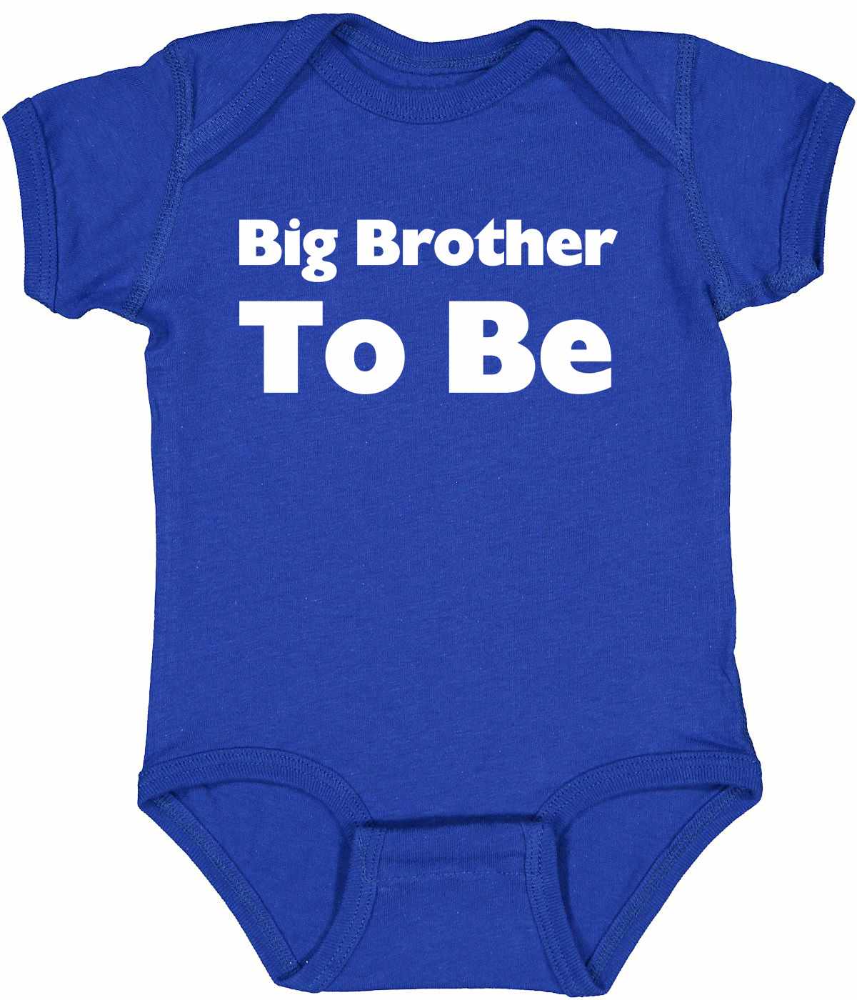 Big Brother To Be on Infant BodySuit (#863-10)