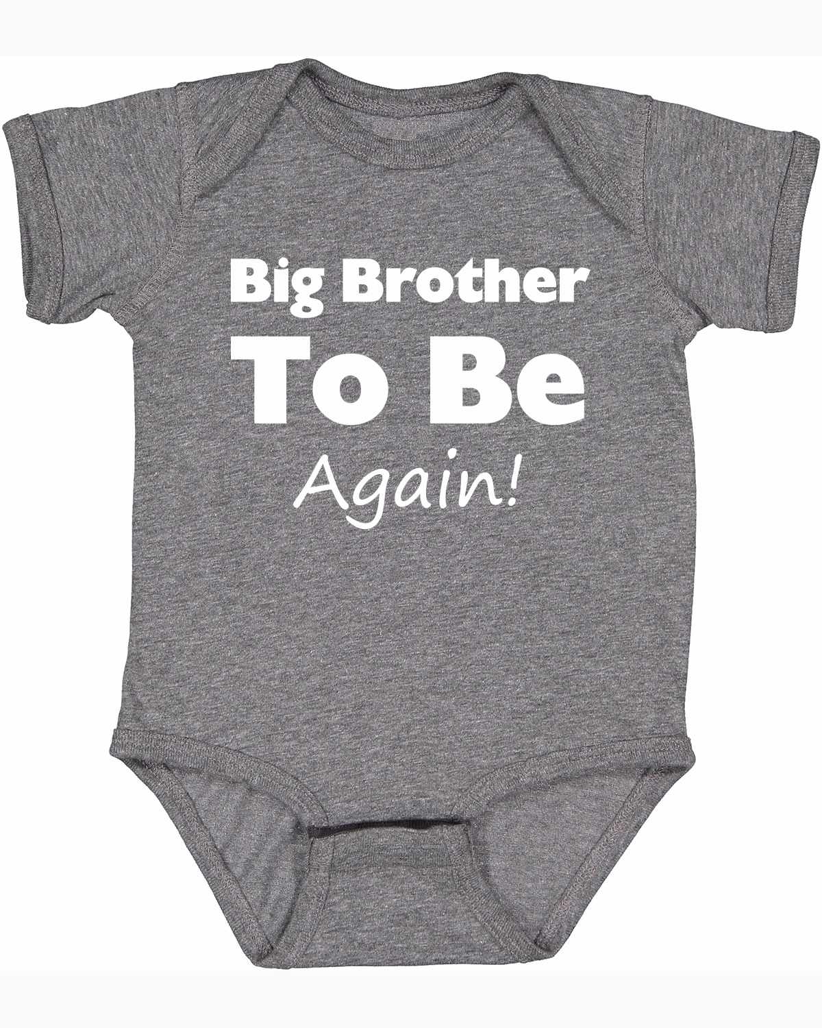 Big Brother To Be Again on Infant BodySuit