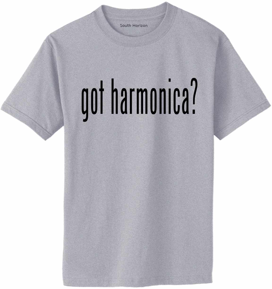 Got Harmonica? Adult T-Shirt (#893-1)