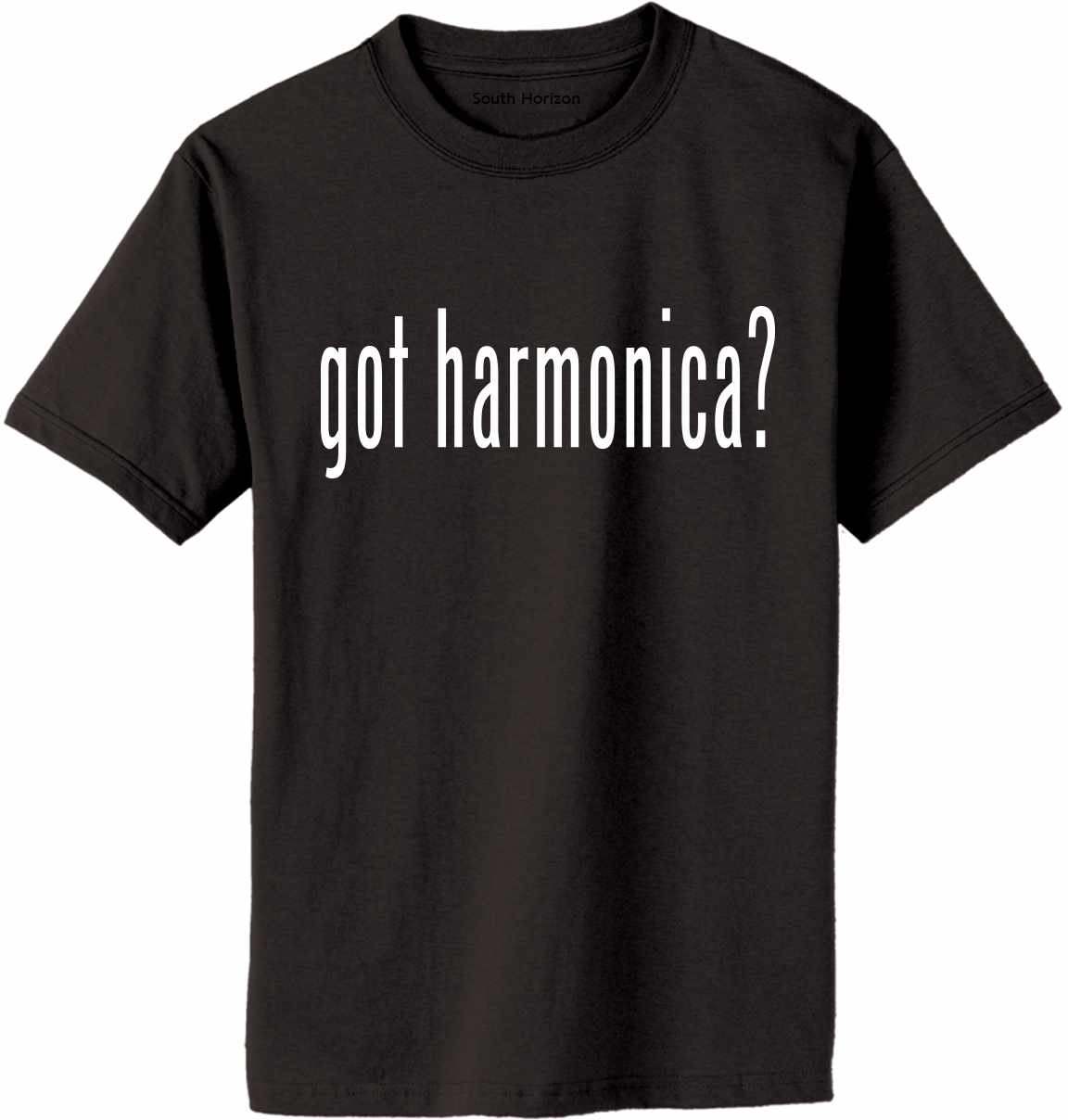 Got Harmonica? Adult T-Shirt