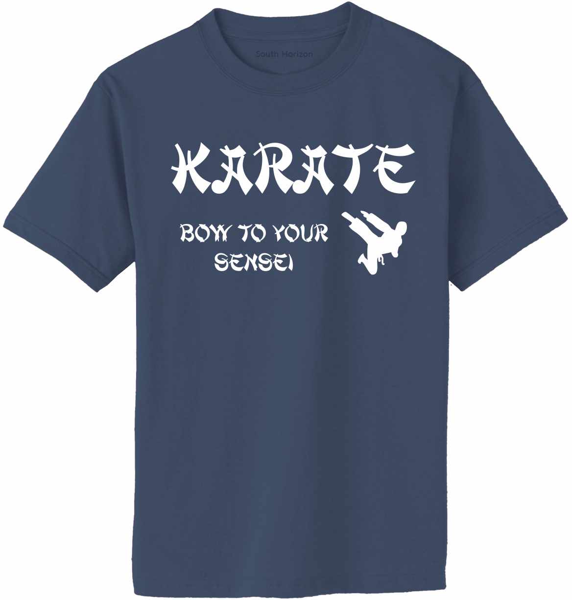 Karate Bow To Your Sensei on Adult T-Shirt (#908-1)