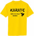 Karate Bow To Your Sensei on Adult T-Shirt