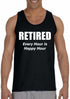 RETIRED, Every Hour Is Happy Hour on Mens Tank Top