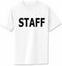 STAFF Adult T-Shirt