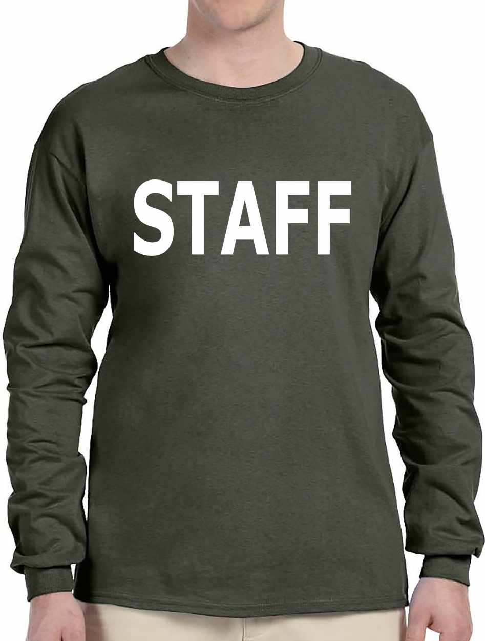 STAFF on Long Sleeve Shirt (#923-3)