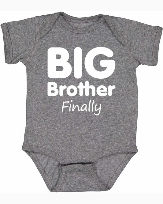 Big Brother Finally on Infant BodySuit
