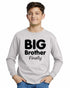 Big Brother Finally on Youth Long Sleeve Shirt