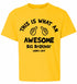 This is What an AWESOME BIG BROTHER Looks Like Youth T-Shirt (#964-201)