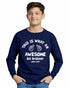 This is What an AWESOME BIG BROTHER Looks Like on Youth Long Sleeve Shirt (#964-203)