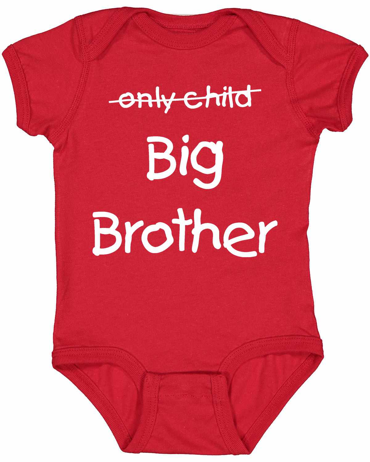 Only Child BIG BROTHER on Infant BodySuit (#965-10)